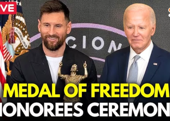 Blog Sepak Bola | Messi dianugerahi Presidential Medal of Freedom