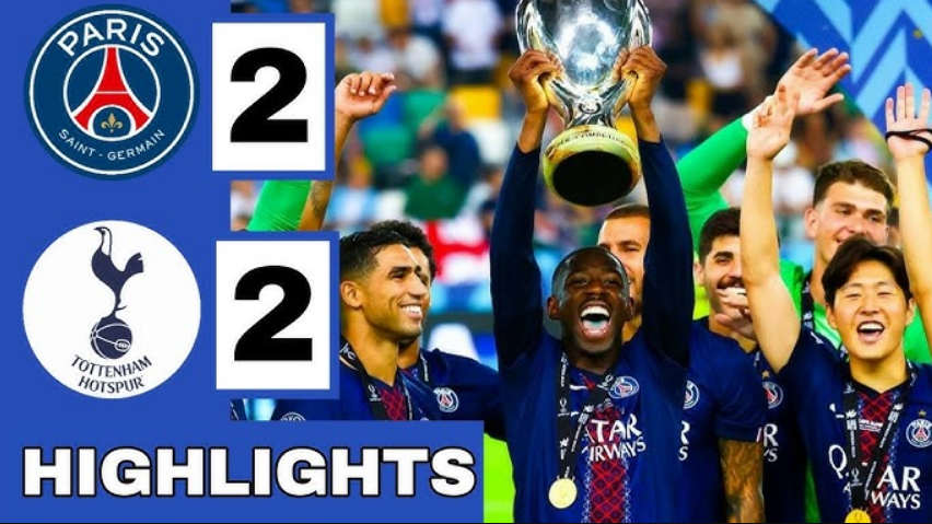 Blog Sepak Bola | PSG melawan kembali untuk mengambil Piala Super UEFA