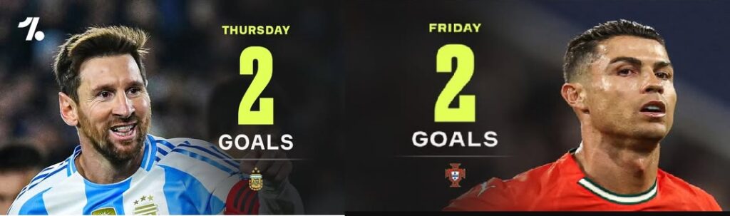 Blog Sepak Bola | Messi dan Ronaldo masing -masing mencetak dua gol
