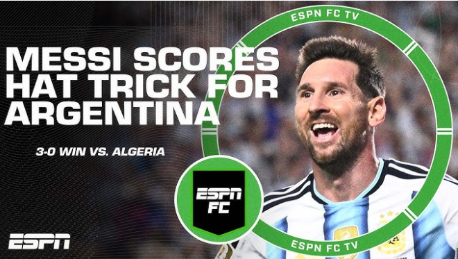 Blog Sepak Bola | Messi memulai dengan hattrick